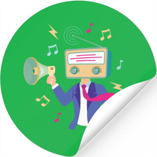 radiohead - funny Stickers