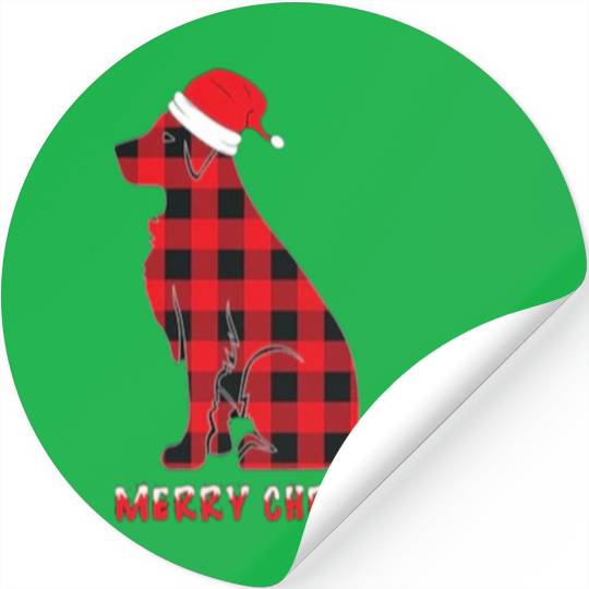 Dog's Christmas Stickers