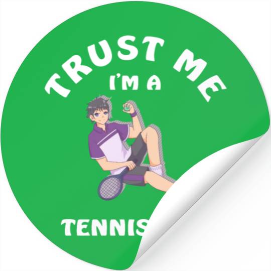Trust Me I'm A Tennis Dad Stickers