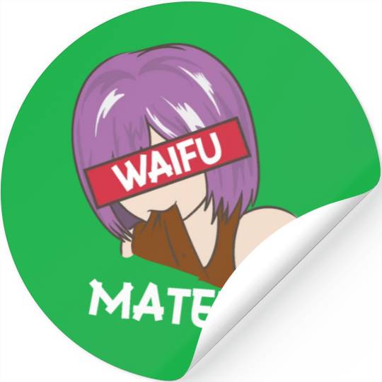 Anime Waifu Material Manga Eyes Japanese Stickers