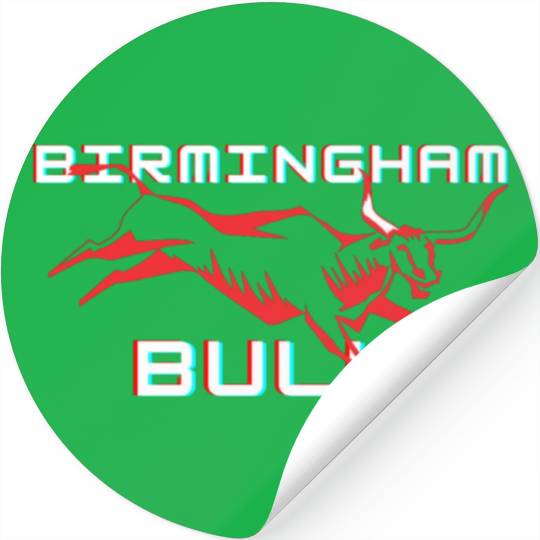 Birmingham bull Stickers