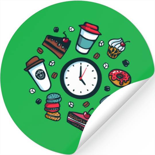 coffee, corgi drawing, buy corgi drawing, purchase Stickers