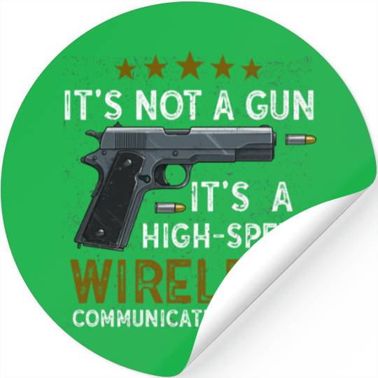 Its Not A Gun Meme Funny Its Not A Gun Stickers