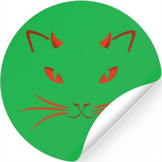 Devil cat Stickers