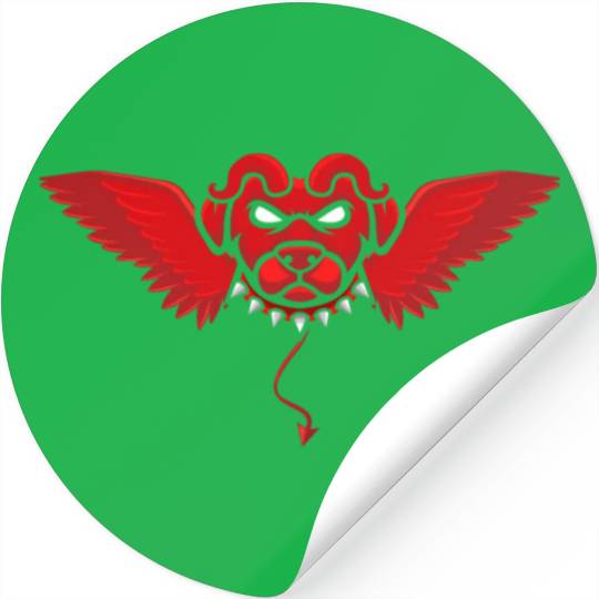 Devil dog Stickers