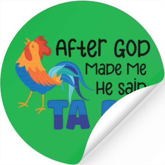 Chicken Farmer Gift Funny Chickens Country Farm Stickers