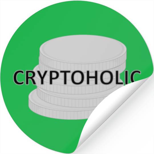 Cryptoholic COIN GREY Stickers