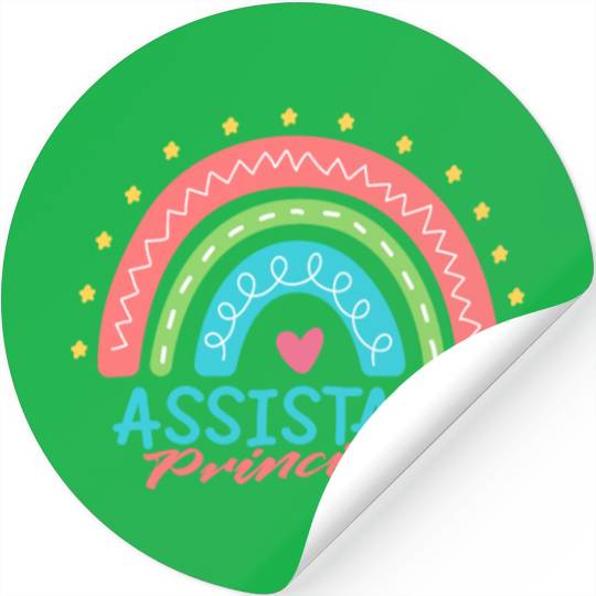 Assistant Principal Back School Teacher Principal Stickers
