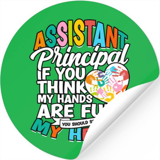 Assistant Principal Back School Teacher Principal Stickers