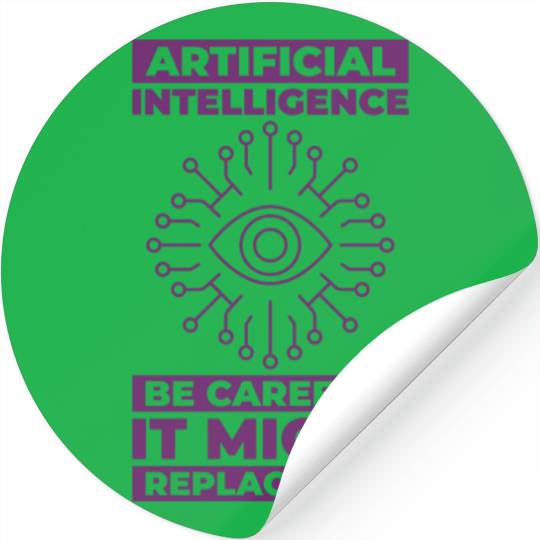 AI Machine Learning Computer Geek Technology Robot Stickers