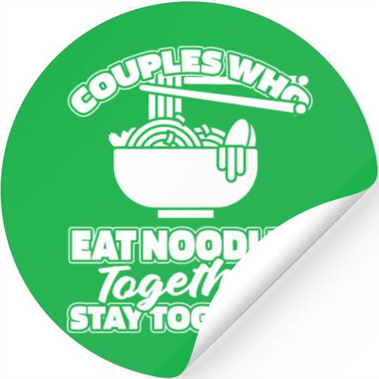 Noodles Couple Stickers