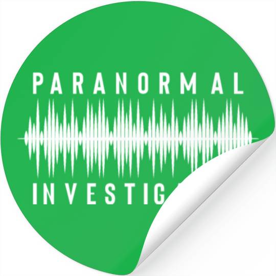 Ghost Hunting Paranormal Investigator Stickers
