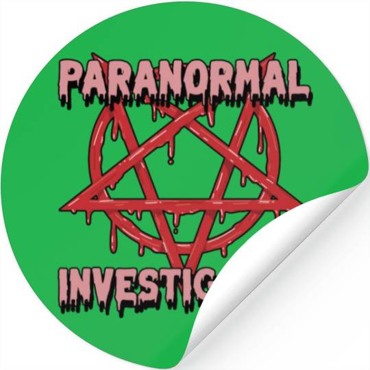 Ghost Hunting Paranormal Investigator Stickers