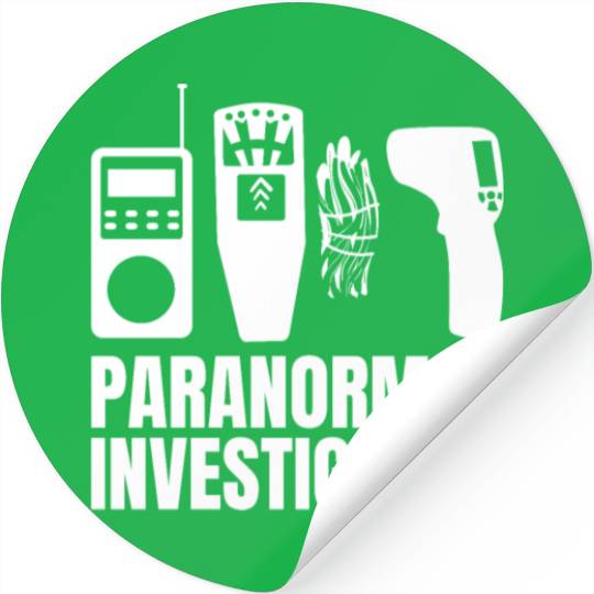 Ghost Hunting Paranormal Investigator Stickers