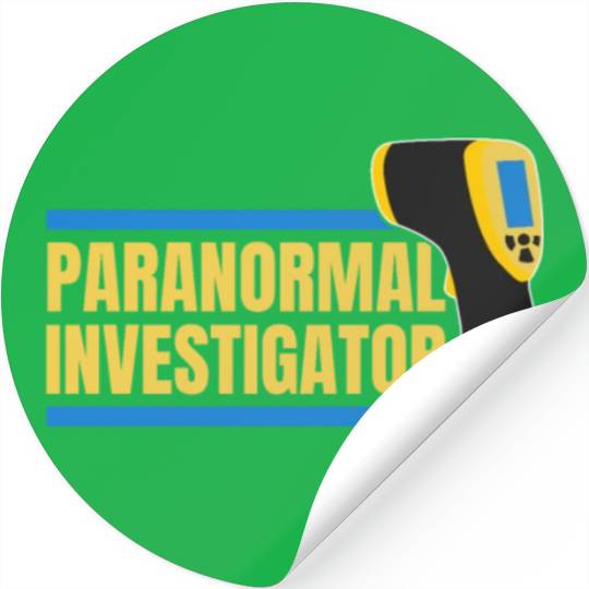 Ghost Hunting Paranormal Investigator Stickers