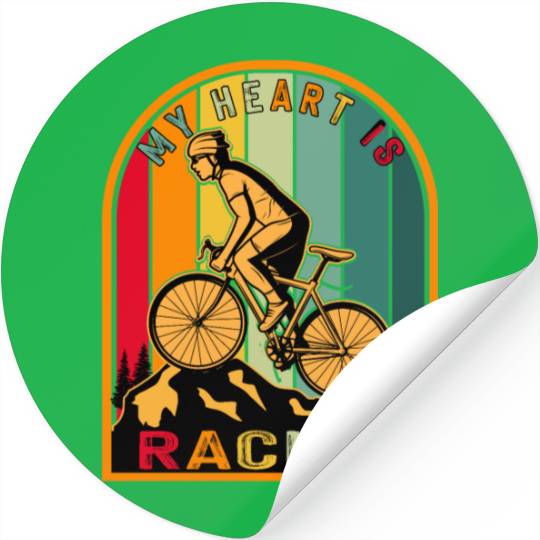 Vintage Bicycle Bike Race Racing Stickers