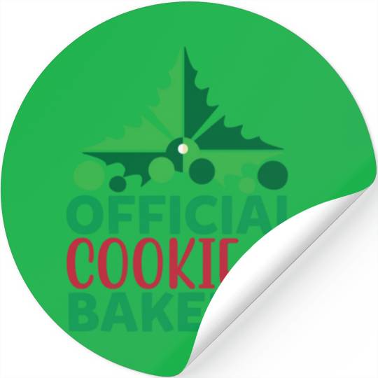 Official Cookie Baker Stickers