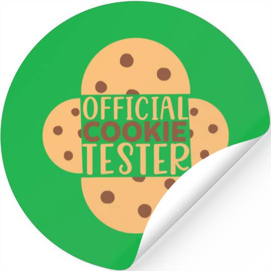 Official Cookie Tester Stickers
