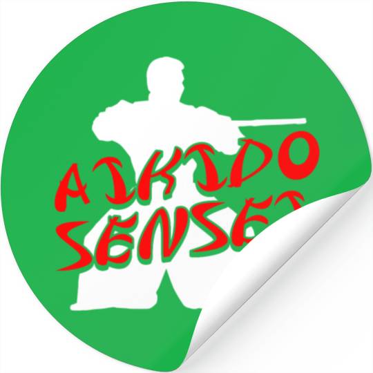 Aikido Sensei Japan Taekwondo Karate Martial Arts Stickers