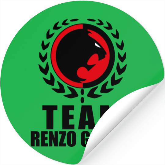 Renzo Gracie Team Jiu-Jitsu Stickers
