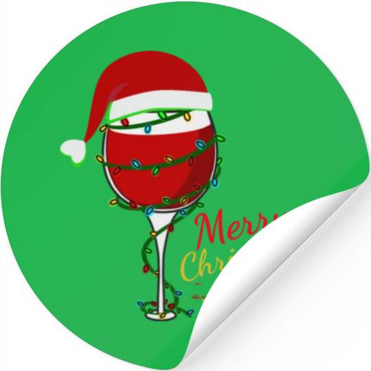Merry Christmas Stickers / Christmas Lights