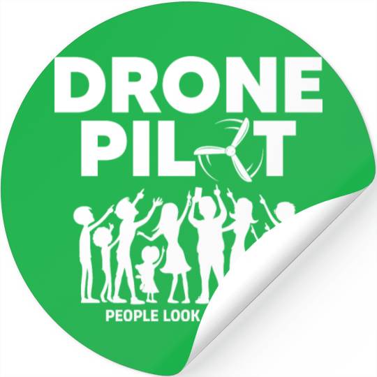 Drone , Drones, Drone Flying Stickers