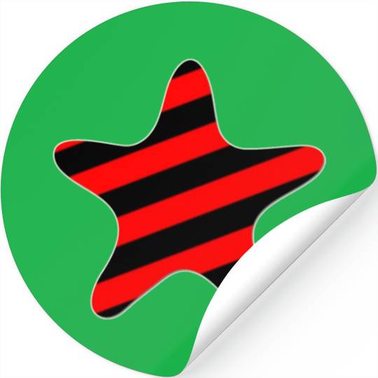 CUTE STARFISH NEON Stickers