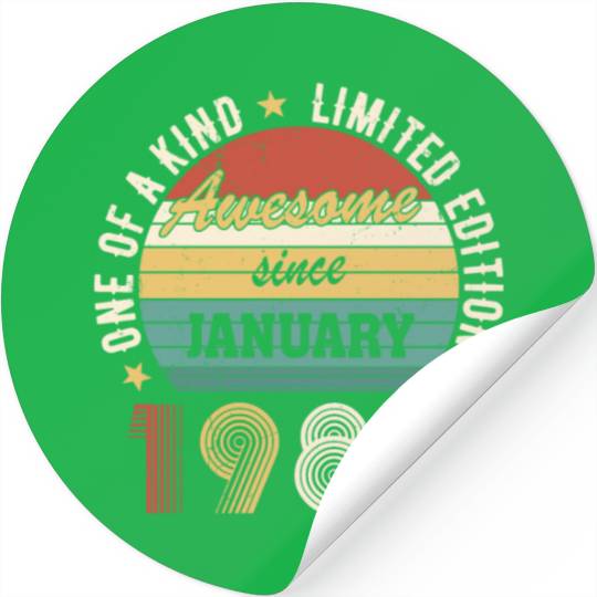 Awesome Since January 1985 Limited Edition Stickers