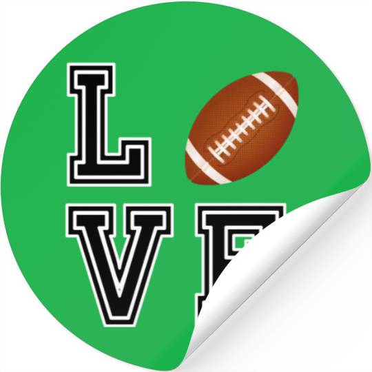 I love football Stickers