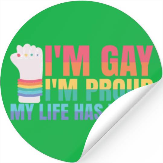 Gay Pride Month Equality Rainbow Stickers