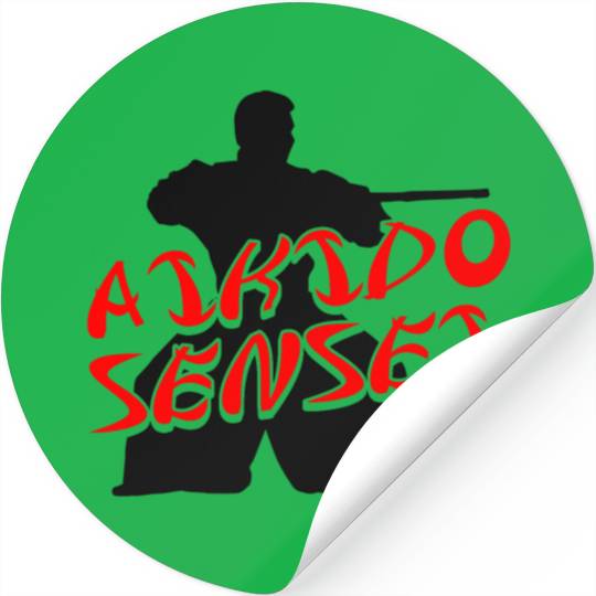 Aikido Sensei Japan Taekwondo Karate Martial Arts Stickers