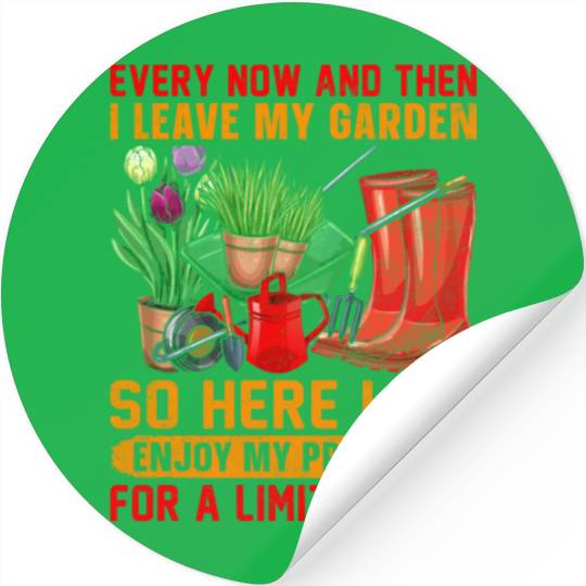 Gardening Lifestyle Plants Lover Planting Harvest Stickers