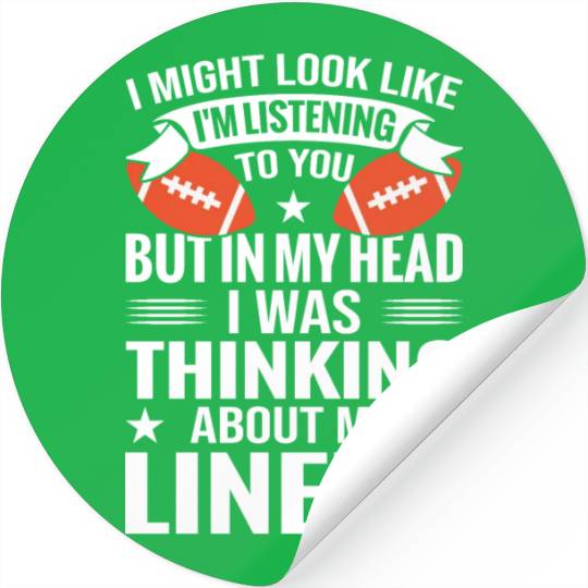 Rugby Goalie Fantasy Football Sports Goalkeeper Stickers