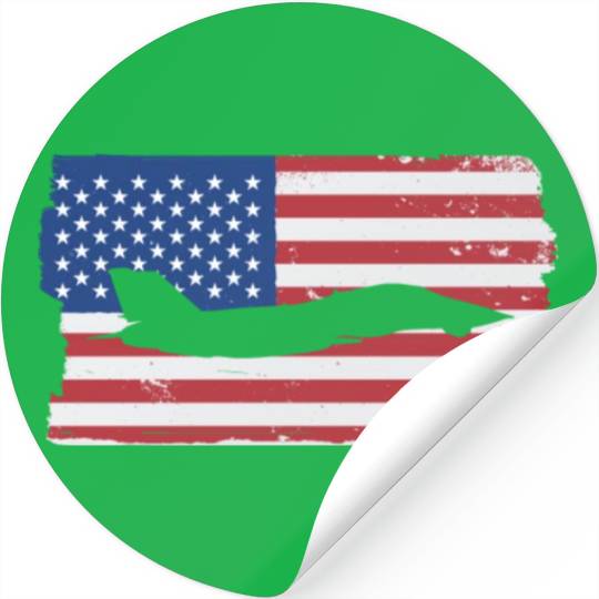 F-14 Tomcat Fighter Jet American Flag F14 Tomcat Stickers