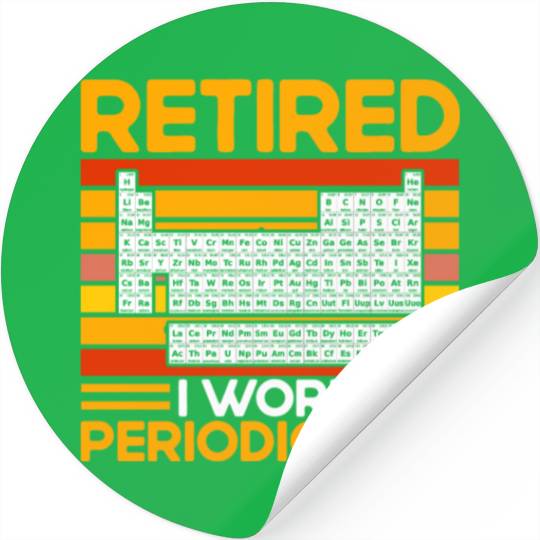 Chemistry Gift Scientists Chemist Stickers