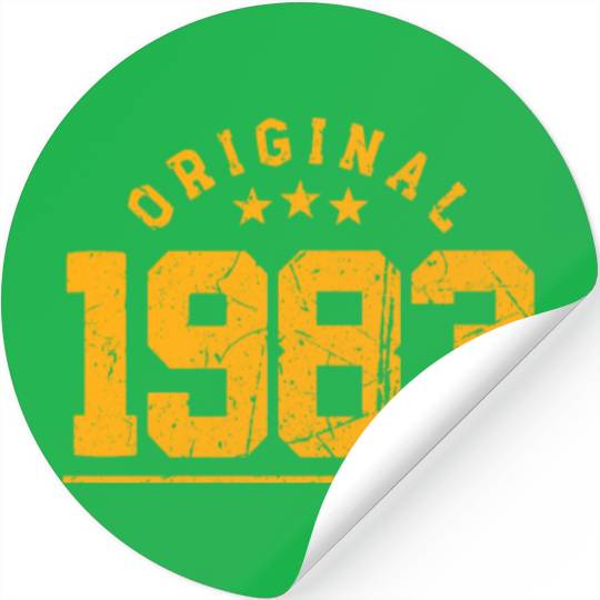 40 Years Vintage 1983 Retro 40th Birthday Stickers