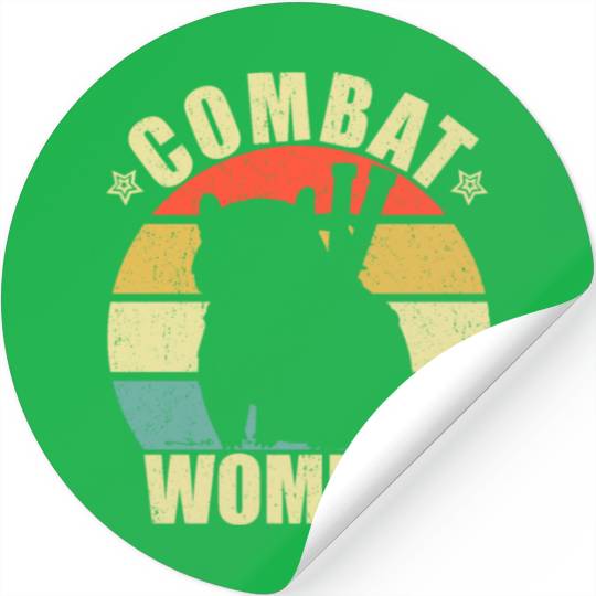Combat Wombat For A Wombats Lover Stickers