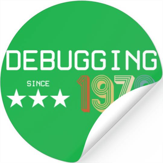 Debugging Since 1978 Stickers