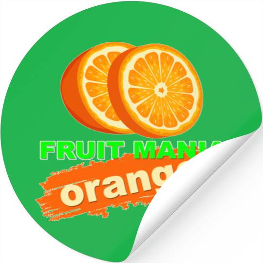 FRUIT MANIA ORANGE Stickers