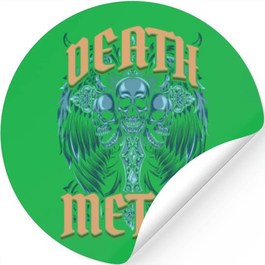 Goth Rock Satan Festivals Death Metal Stickers