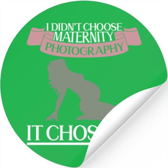 I Didn't Choose Maternity Photography It Chose Me Stickers