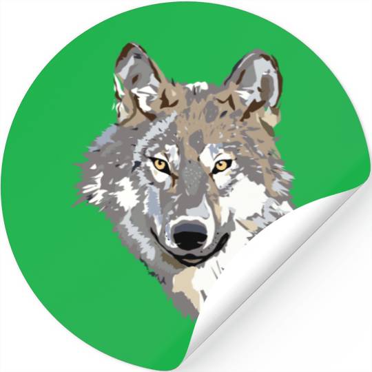 colored Fox Stickers