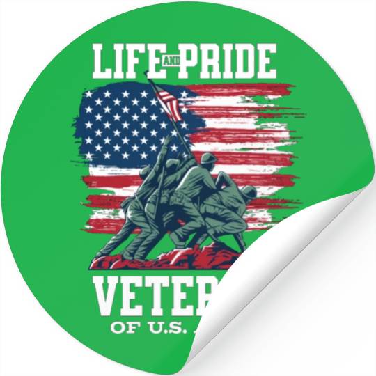 Life Pride Veteran Of US Army Stickers