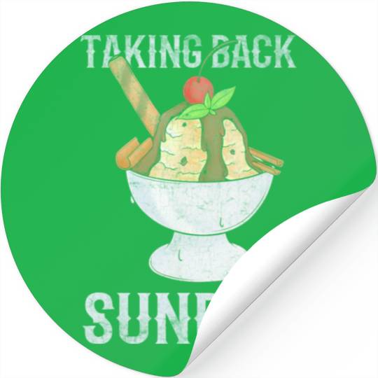 Taking Back Sunday Ice Cream Stickers
