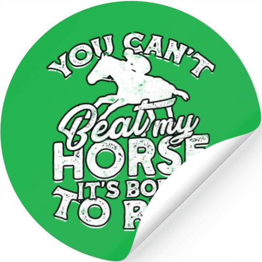 Horse Racing Equestrian Horseback Horse Racer Stickers