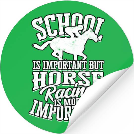 Horse Racing Equestrian Horseback Horse Racer Stickers