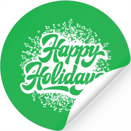 Happy Holidays Stickers