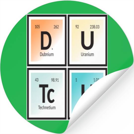Dutch | Periodic Table of Elements Stickers