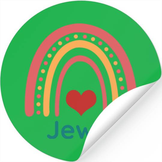 Jewel Vintage Boho Rainbow Stickers