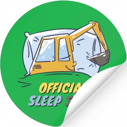 OFFICIAL SLEEP Stickers - funny sleep design